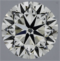 Natural Diamond 0.40 Carats, Round with Good Cut, J Color, SI1 Clarity and Certified by GIA