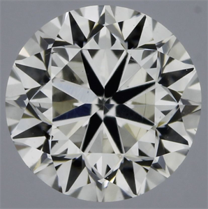 Picture of Natural Diamond 0.40 Carats, Round with Good Cut, J Color, SI1 Clarity and Certified by GIA