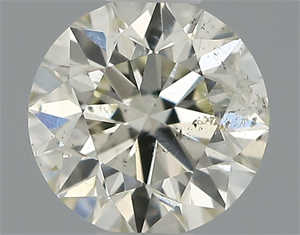 Picture of Natural Diamond 0.40 Carats, Round with Very Good Cut, K Color, SI2 Clarity and Certified by IGI