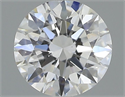 Natural Diamond 0.41 Carats, Round with Excellent Cut, D Color, VS2 Clarity and Certified by GIA