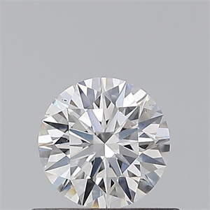 Picture of Natural Diamond 0.40 Carats, Round with Excellent Cut, D Color, SI2 Clarity and Certified by GIA