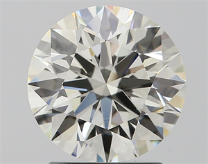 Picture of Natural Diamond 2.04 Carats, Round with Excellent Cut, J Color, VS1 Clarity and Certified by GIA