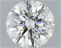 Natural Diamond 0.45 Carats, Round with Excellent Cut, F Color, SI2 Clarity and Certified by GIA