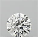 Natural Diamond 0.40 Carats, Round with Excellent Cut, G Color, VS2 Clarity and Certified by IGI