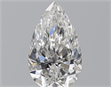 Natural Diamond 1.02 Carats, Pear with  Cut, F Color, SI1 Clarity and Certified by GIA