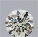 Natural Diamond 0.40 Carats, Round with Excellent Cut, J Color, VS1 Clarity and Certified by IGI