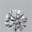 Natural Diamond 2.01 Carats, Round with Excellent Cut, D Color, SI2 Clarity and Certified by GIA