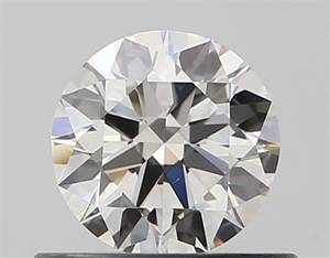 Picture of Natural Diamond 0.50 Carats, Round with Very Good Cut, J Color, VS1 Clarity and Certified by GIA