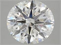 Natural Diamond 5.66 Carats, Round with Excellent Cut, I Color, SI2 Clarity and Certified by GIA