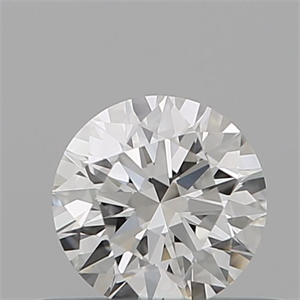 Picture of Natural Diamond 0.40 Carats, Round with Excellent Cut, F Color, VVS1 Clarity and Certified by GIA