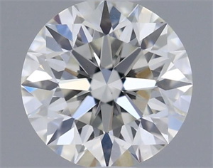 Picture of Natural Diamond 0.40 Carats, Round with Excellent Cut, H Color, VS1 Clarity and Certified by GIA