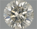 Natural Diamond 0.70 Carats, Round with Excellent Cut, J Color, I1 Clarity and Certified by IGI