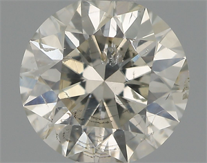 Picture of Natural Diamond 0.70 Carats, Round with Excellent Cut, J Color, I1 Clarity and Certified by IGI