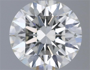 Picture of Natural Diamond 0.40 Carats, Round with Excellent Cut, I Color, VS1 Clarity and Certified by GIA