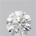 Natural Diamond 0.42 Carats, Round with Excellent Cut, E Color, SI1 Clarity and Certified by GIA