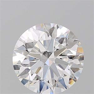 Picture of Natural Diamond 2.10 Carats, Round with Excellent Cut, E Color, IF Clarity and Certified by GIA