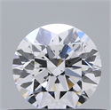 Natural Diamond 0.41 Carats, Round with Excellent Cut, D Color, SI1 Clarity and Certified by GIA