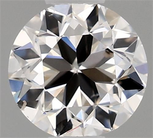 Picture of Natural Diamond 0.50 Carats, Round with Very Good Cut, I Color, SI1 Clarity and Certified by GIA