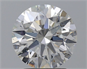 Natural Diamond 2.01 Carats, Round with Excellent Cut, F Color, SI1 Clarity and Certified by GIA