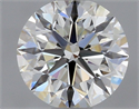 Natural Diamond 0.40 Carats, Round with Very Good Cut, J Color, VVS2 Clarity and Certified by GIA