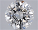 Natural Diamond 2.01 Carats, Round with Excellent Cut, H Color, VVS1 Clarity and Certified by GIA