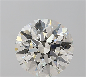 Picture of Natural Diamond 5.51 Carats, Round with Excellent Cut, I Color, VS1 Clarity and Certified by GIA