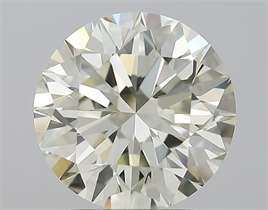 Picture of Natural Diamond 2.36 Carats, Round with Excellent Cut, K Color, IF Clarity and Certified by IGI