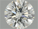 Natural Diamond 0.40 Carats, Round with Excellent Cut, J Color, VVS2 Clarity and Certified by GIA