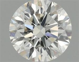 Picture of Natural Diamond 0.40 Carats, Round with Excellent Cut, J Color, VVS2 Clarity and Certified by GIA