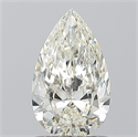 Natural Diamond 1.00 Carats, Pear with  Cut, H Color, VS1 Clarity and Certified by IGI