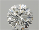 Natural Diamond 2.01 Carats, Round with Excellent Cut, I Color, SI1 Clarity and Certified by GIA