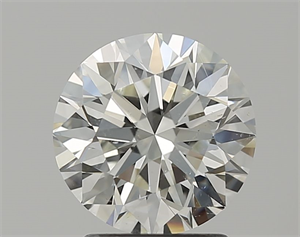 Picture of Natural Diamond 2.01 Carats, Round with Excellent Cut, I Color, SI1 Clarity and Certified by GIA