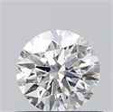 Natural Diamond 0.50 Carats, Round with Excellent Cut, F Color, SI2 Clarity and Certified by GIA