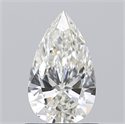 Natural Diamond 0.91 Carats, Pear with  Cut, G Color, IF Clarity and Certified by IGI