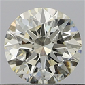 Natural Diamond 0.50 Carats, Round with Excellent Cut, K Color, SI1 Clarity and Certified by GIA