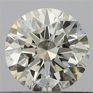 Picture of Natural Diamond 0.50 Carats, Round with Excellent Cut, K Color, SI1 Clarity and Certified by GIA