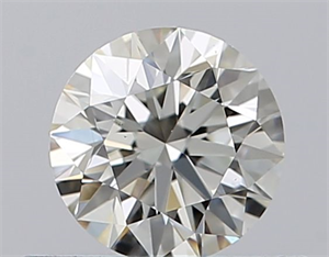 Picture of Natural Diamond 0.41 Carats, Round with Excellent Cut, I Color, VS1 Clarity and Certified by GIA