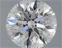 Natural Diamond 0.40 Carats, Round with Excellent Cut, F Color, SI2 Clarity and Certified by IGI