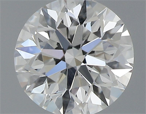 Picture of Natural Diamond 0.40 Carats, Round with Excellent Cut, F Color, SI2 Clarity and Certified by IGI