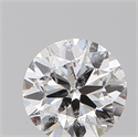 Natural Diamond 0.40 Carats, Round with Very Good Cut, F Color, I1 Clarity and Certified by GIA