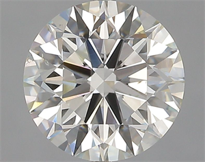 Picture of Natural Diamond 2.03 Carats, Round with Excellent Cut, J Color, SI1 Clarity and Certified by GIA