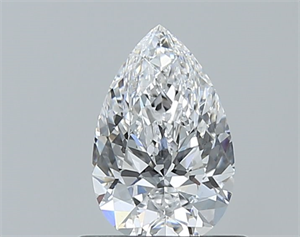 Picture of Natural Diamond 0.71 Carats, Pear with  Cut, D Color, VS2 Clarity and Certified by GIA