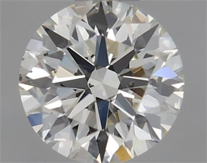 Picture of Natural Diamond 0.54 Carats, Round with Excellent Cut, K Color, SI1 Clarity and Certified by GIA