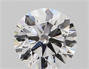 Natural Diamond 0.40 Carats, Round with Very Good Cut, D Color, VS2 Clarity and Certified by GIA