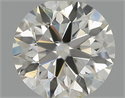 Natural Diamond 0.41 Carats, Round with Excellent Cut, H Color, VS2 Clarity and Certified by IGI