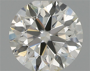 Picture of Natural Diamond 0.41 Carats, Round with Excellent Cut, H Color, VS2 Clarity and Certified by IGI