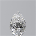 Natural Diamond 2.01 Carats, Pear with  Cut, D Color, SI1 Clarity and Certified by GIA