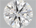 Natural Diamond 0.46 Carats, Round with Excellent Cut, F Color, SI2 Clarity and Certified by GIA