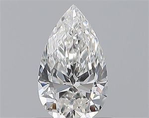 Picture of Natural Diamond 0.51 Carats, Pear with  Cut, F Color, VVS2 Clarity and Certified by GIA