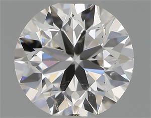 Picture of Natural Diamond 0.50 Carats, Round with Very Good Cut, F Color, SI1 Clarity and Certified by IGI